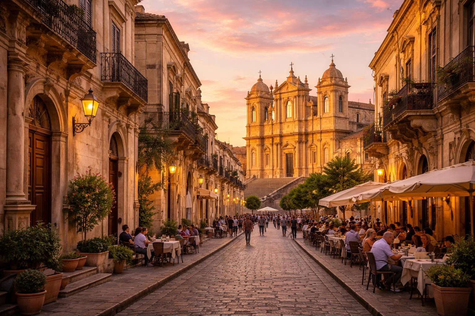 Noto italie : voir dans sublime ville
