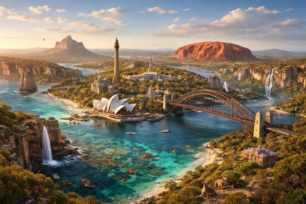 découvrez le classement 2026 des 20 plus beaux monuments d'australie, alliant histoire, architecture et paysages exceptionnels pour un voyage inoubliable.