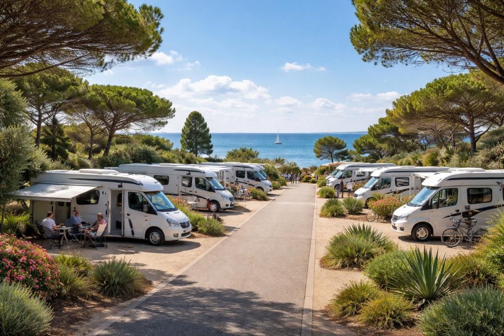 découvrez l'aire de camping-car des sables d'olonne, un emplacement idéal pour un séjour confortable en bord de mer, avec toutes les commodités nécessaires pour une halte agréable.