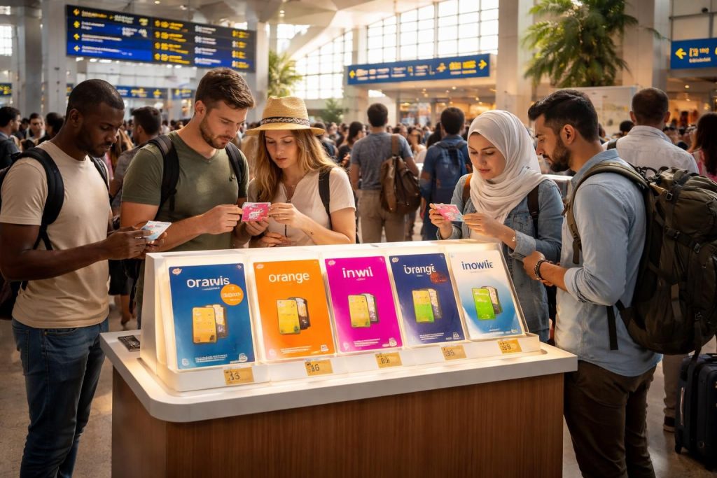 découvrez les prix des cartes sim au maroc dans les aéroports et choisissez la meilleure option pour rester connecté dès votre arrivée.
