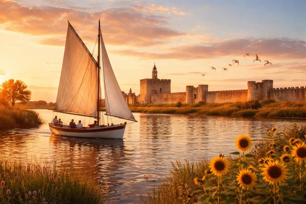 découvrez les croisières à aigues-mortes pour explorer les paysages magnifiques, la faune locale et l'histoire médiévale de cette ville exceptionnelle en camargue.