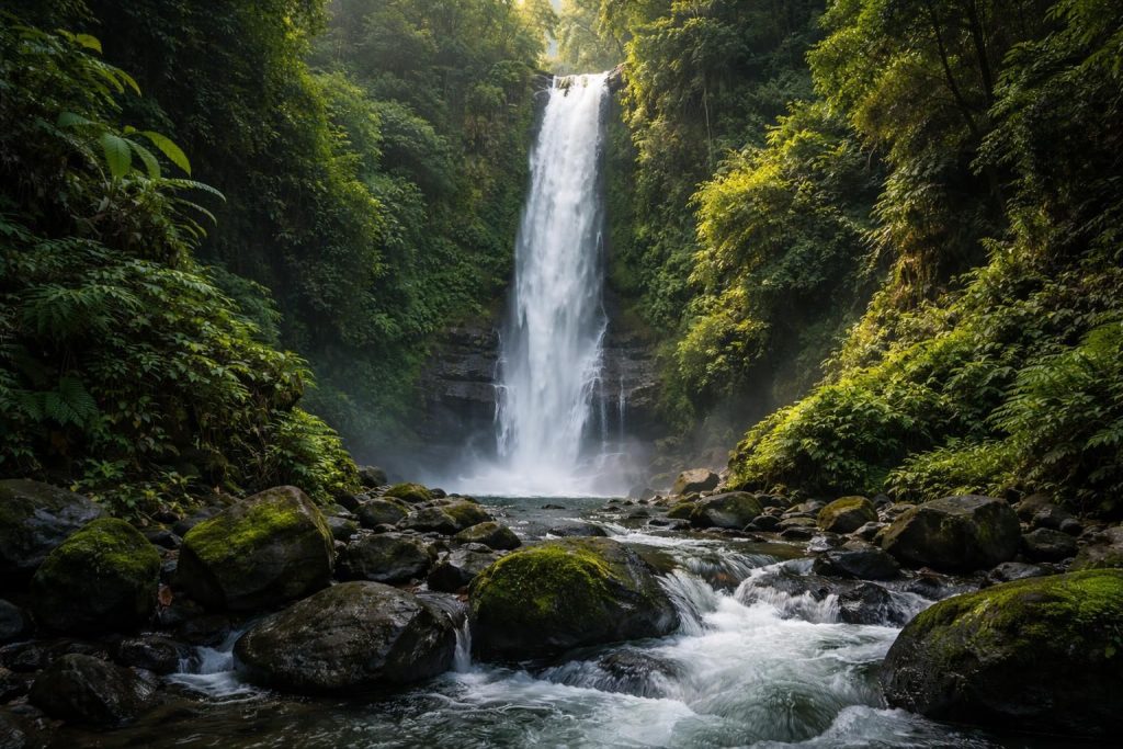 découvrez la cascade gitgit à bali, une magnifique chute d'eau entourée par la nature luxuriante, idéale pour les amateurs de paysages authentiques et d'aventures.