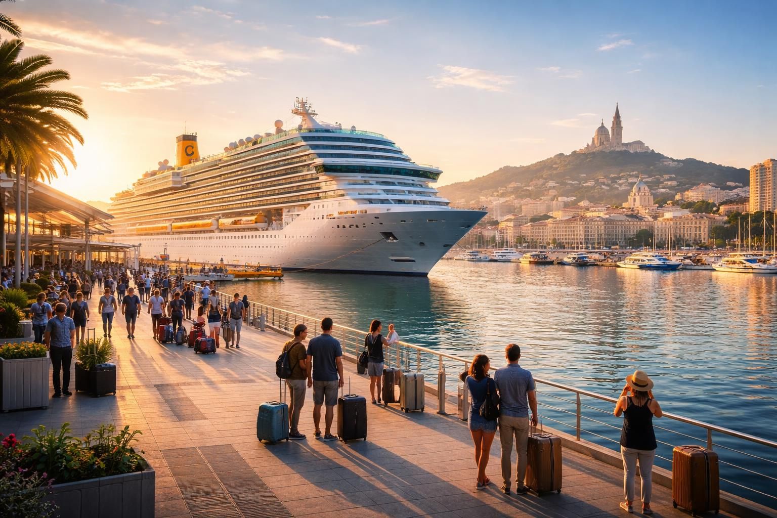 Heure embarquement costa marseille