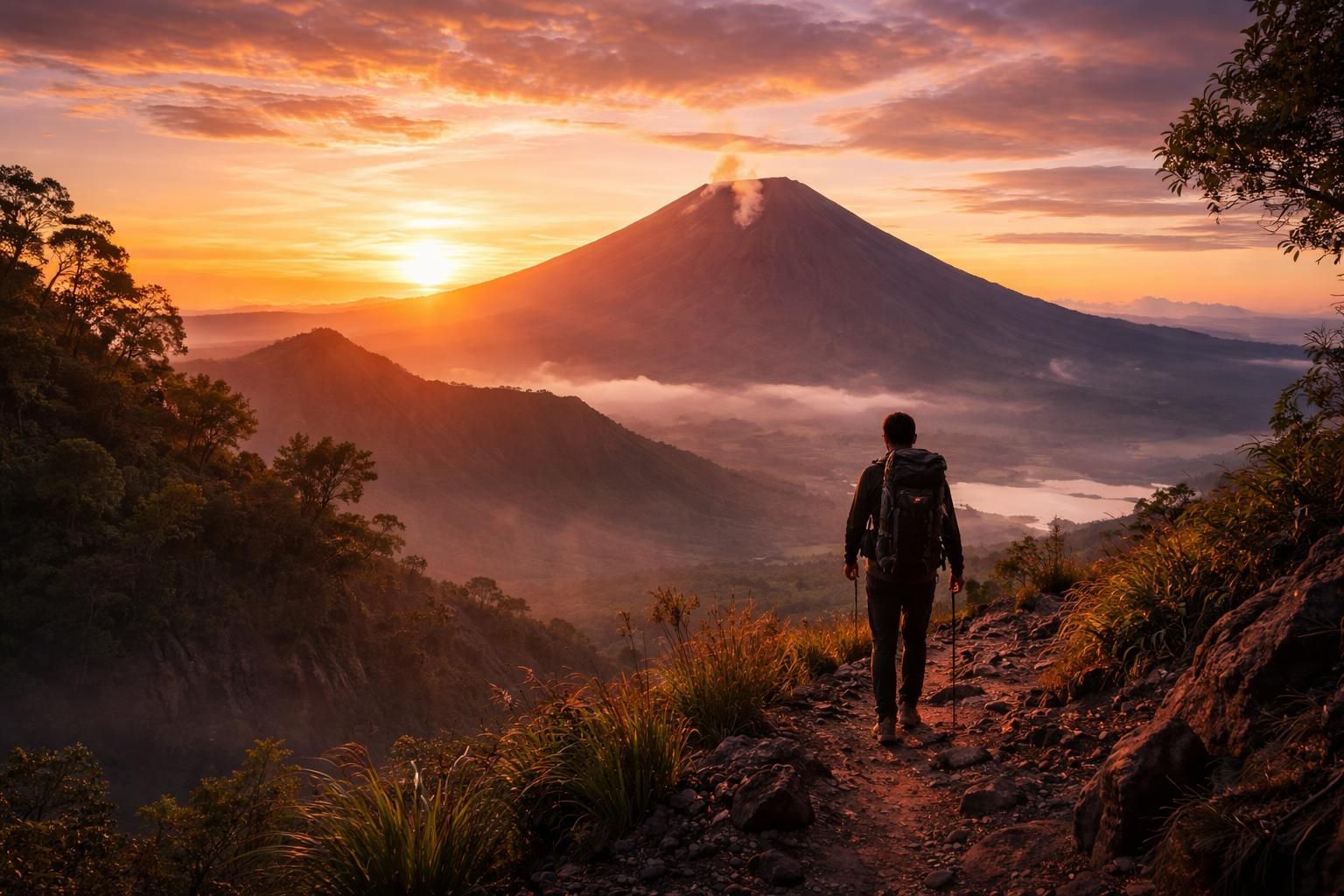 Mont agung bali : Mount Sunrise Trekking