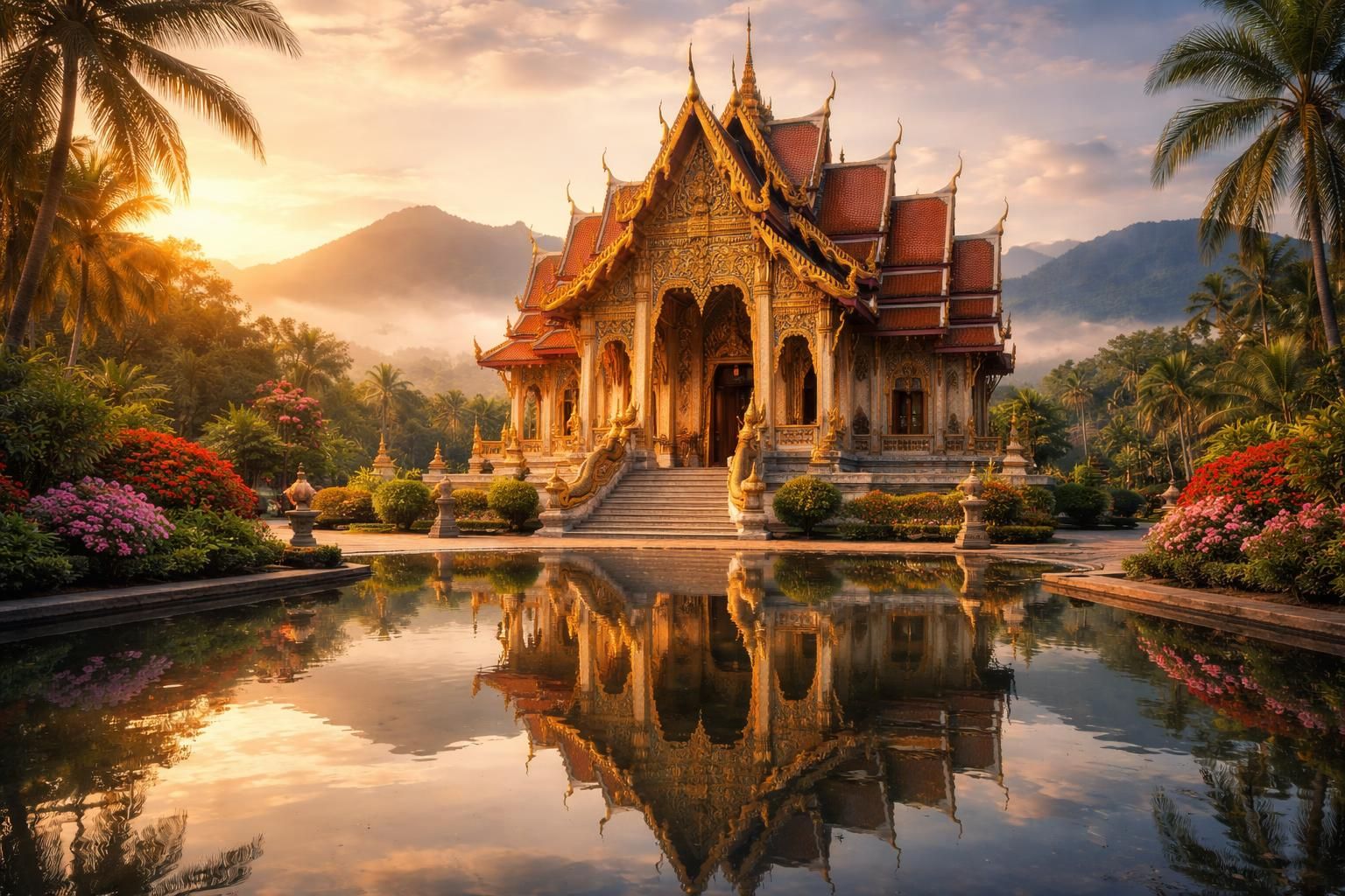 Thailande temple : Temples thaïlandais joyaux explorer